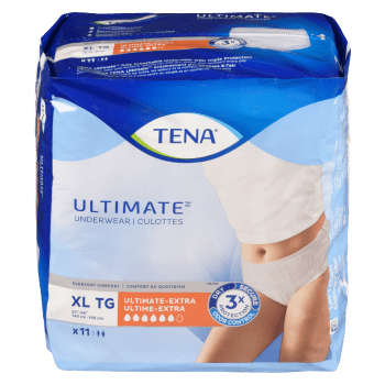 TENA Ultimate Underwear Ultimate-Extra Absorbency XL 11 Ct