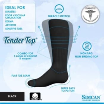 Tender Top Diabetic Friendly Socks