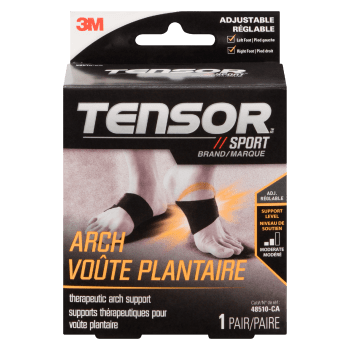 Tensor Sport Therapeutic Arch Support Adjustable 1 Pair