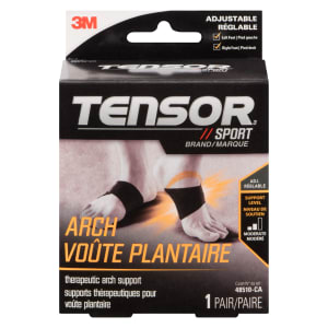Tensor Sport Therapeutic Arch Support Adjustable 1 Pair