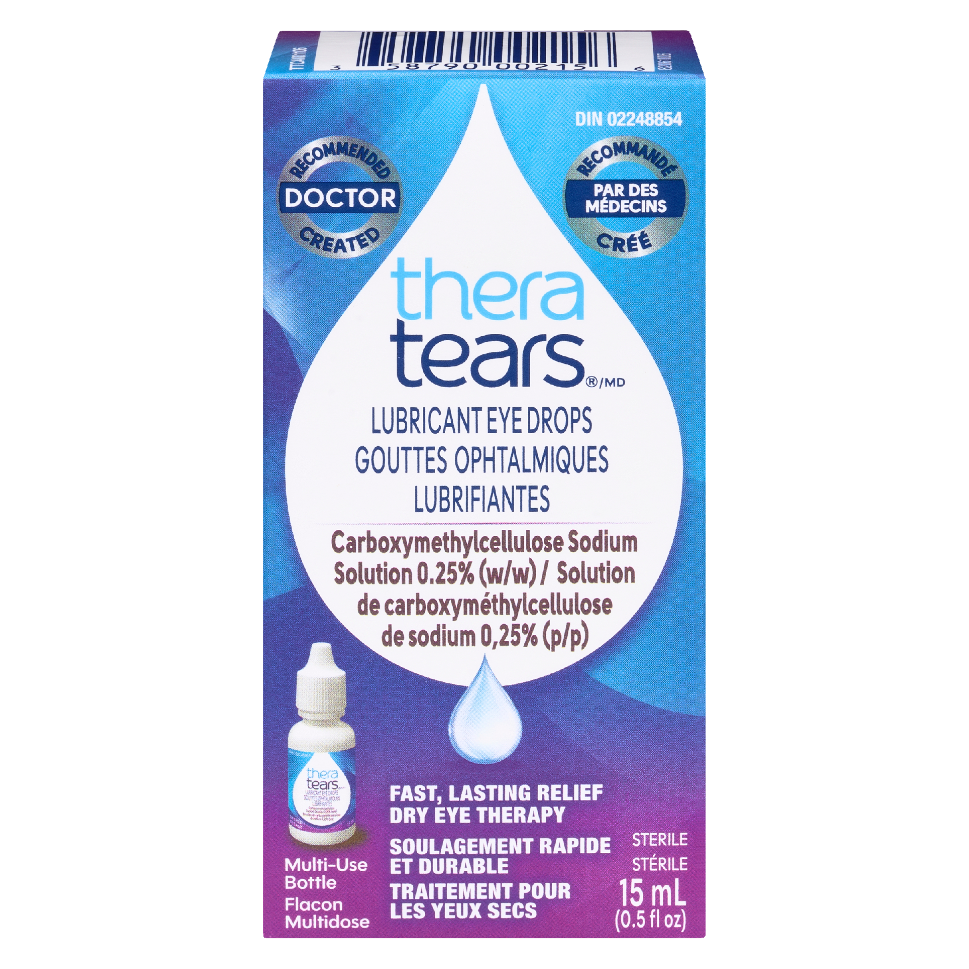 Thera Tears Lubricant Eye Drops 15 ml