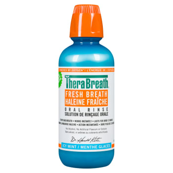 TheraBreath Fresh Breath Oral Rinse Icy Mint 473 ml