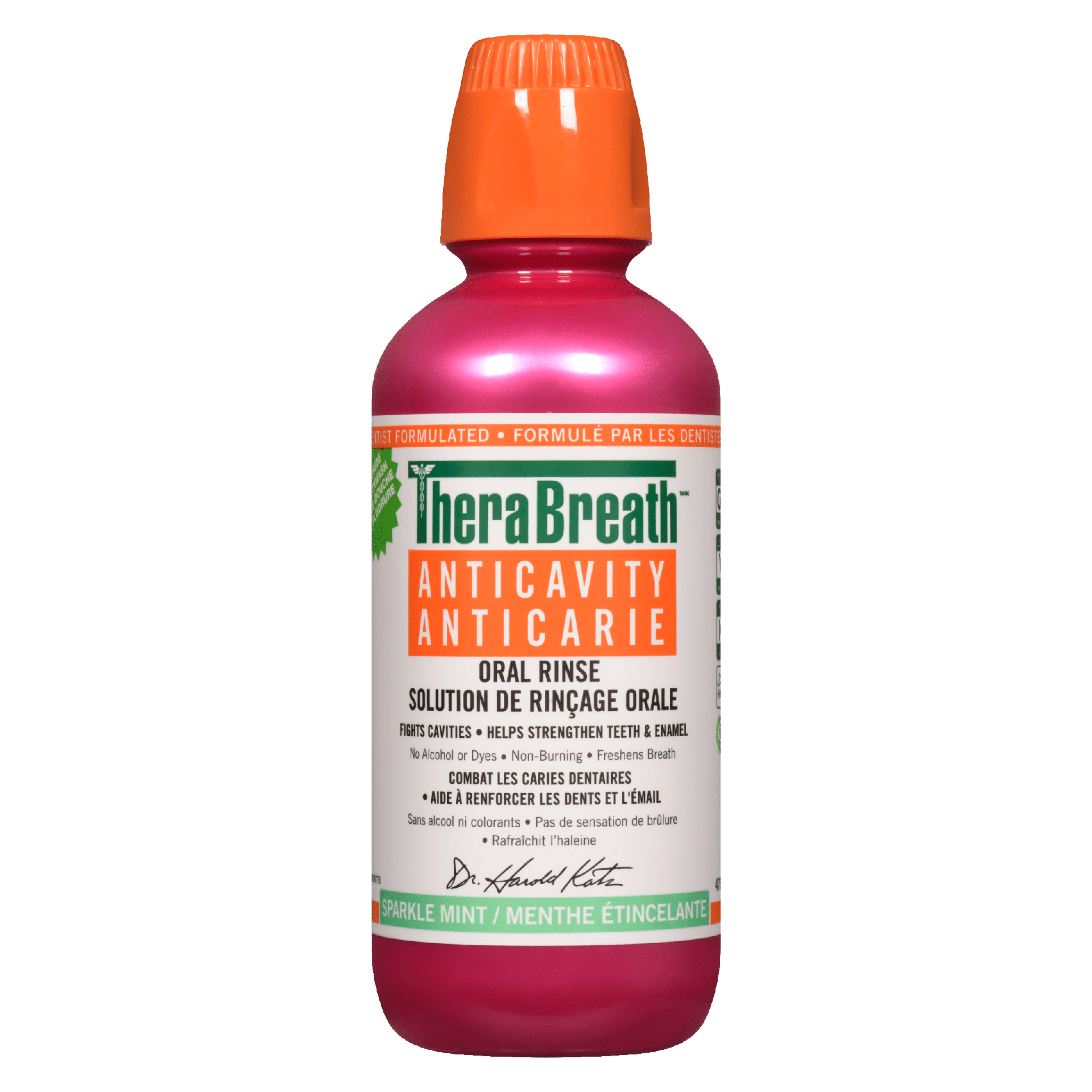 TheraBreath Oral Rinse Anticavity Sparkle Mint 473 ml