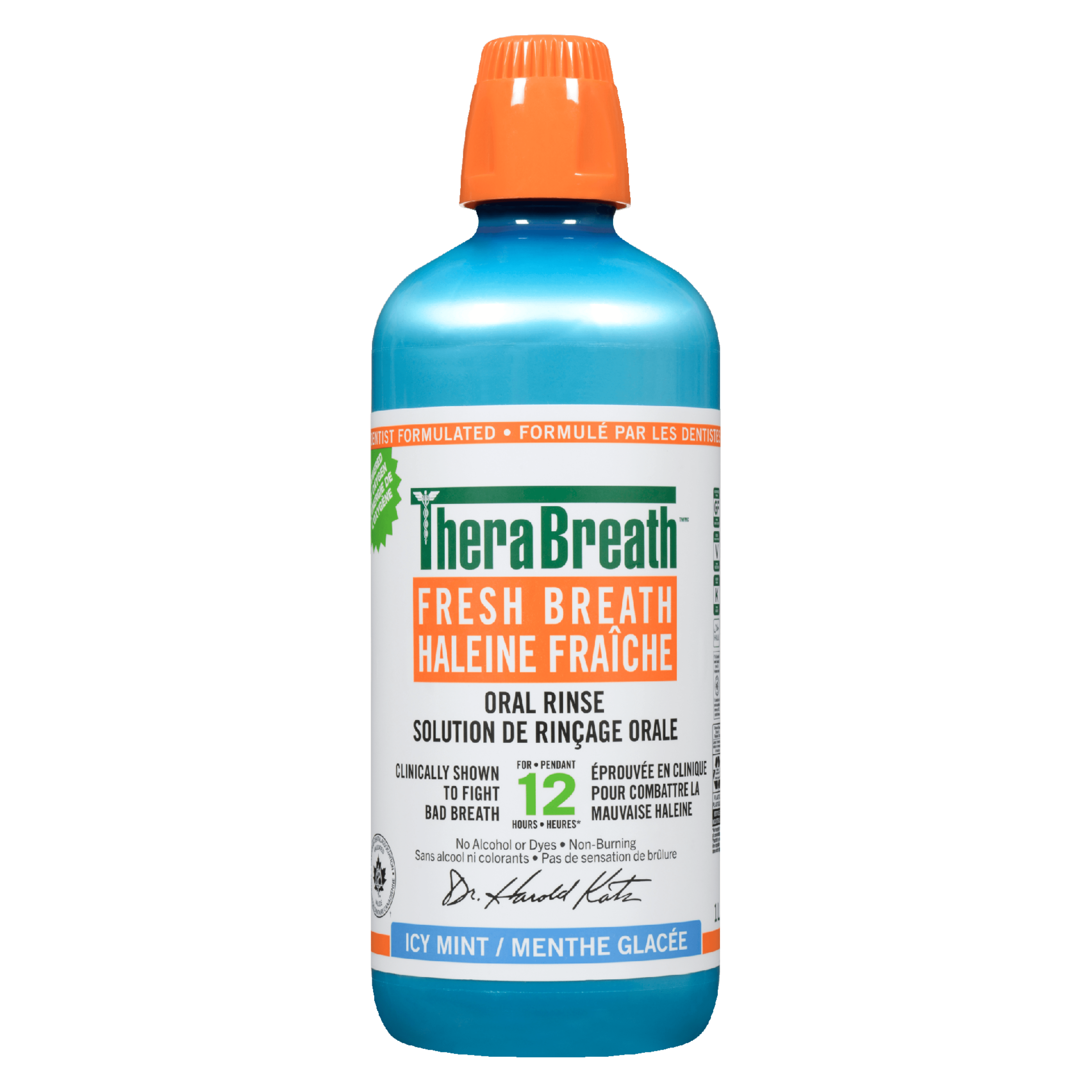 TheraBreath Oral Rinse Fresh Breath Icy Mint 1 L