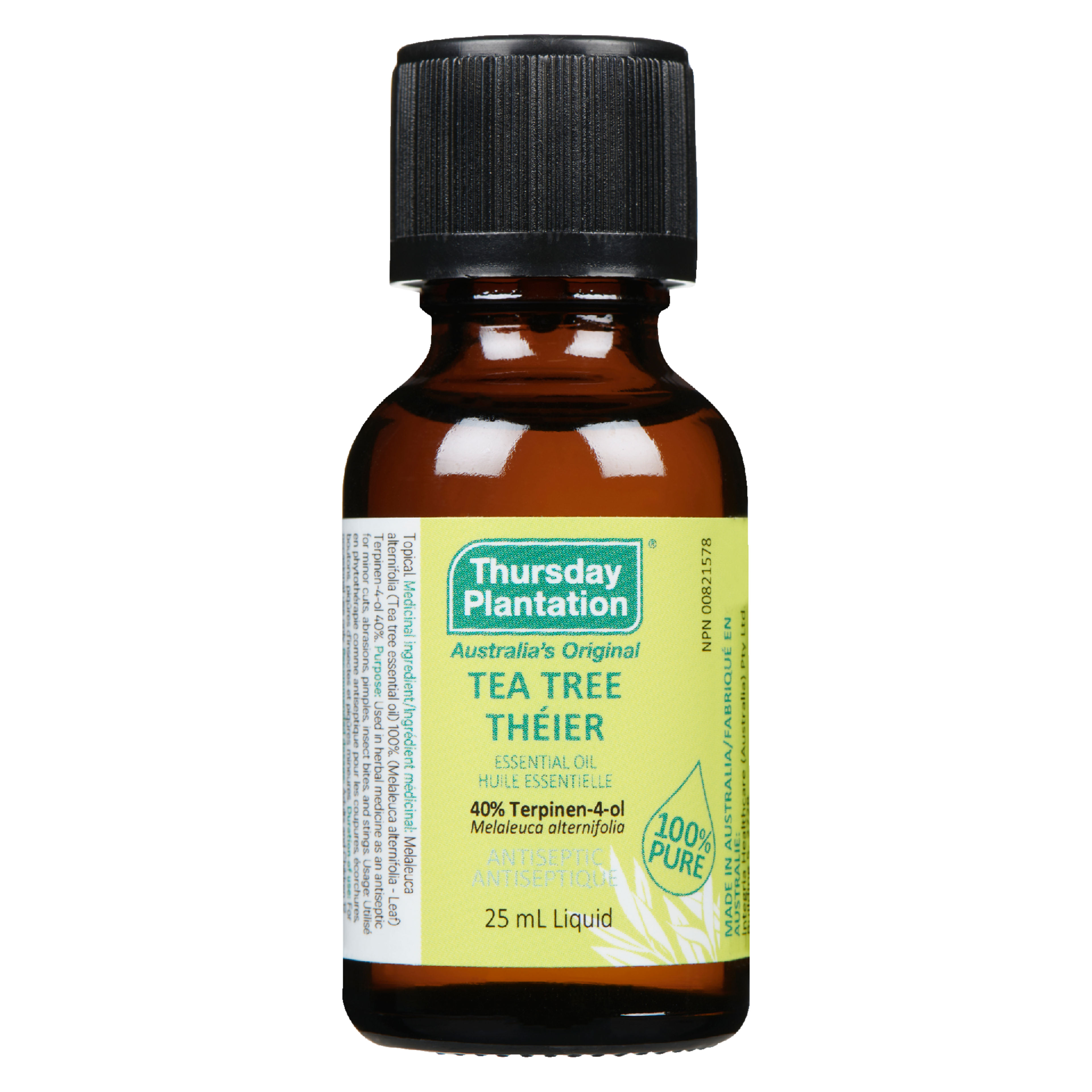 Thursday Plantation Essential Oil Tea Tree 100% Pure 25 ml