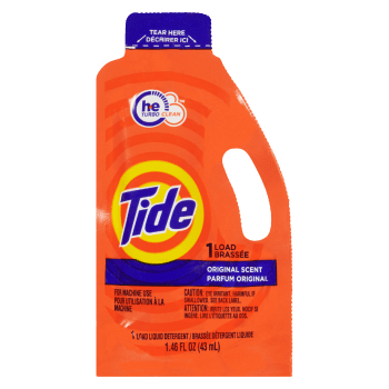 Tide 1 Load Liquid Detergent Original Scent 43 ml