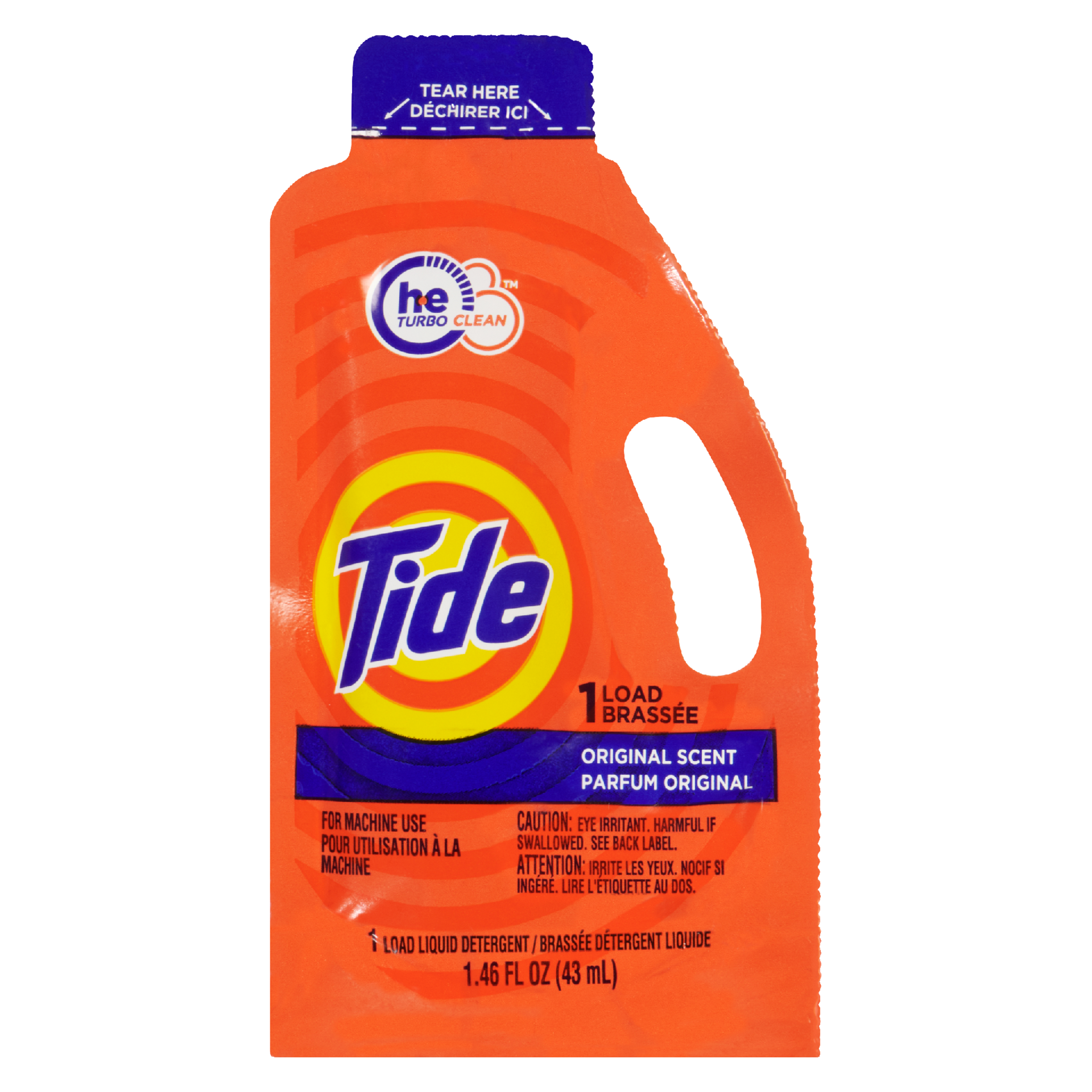 Tide 1 Load Liquid Detergent Original Scent 43 ml