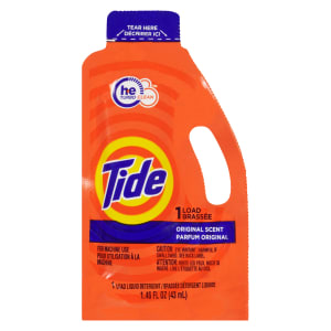 Tide 1 Load Liquid Detergent Original Scent 43 ml