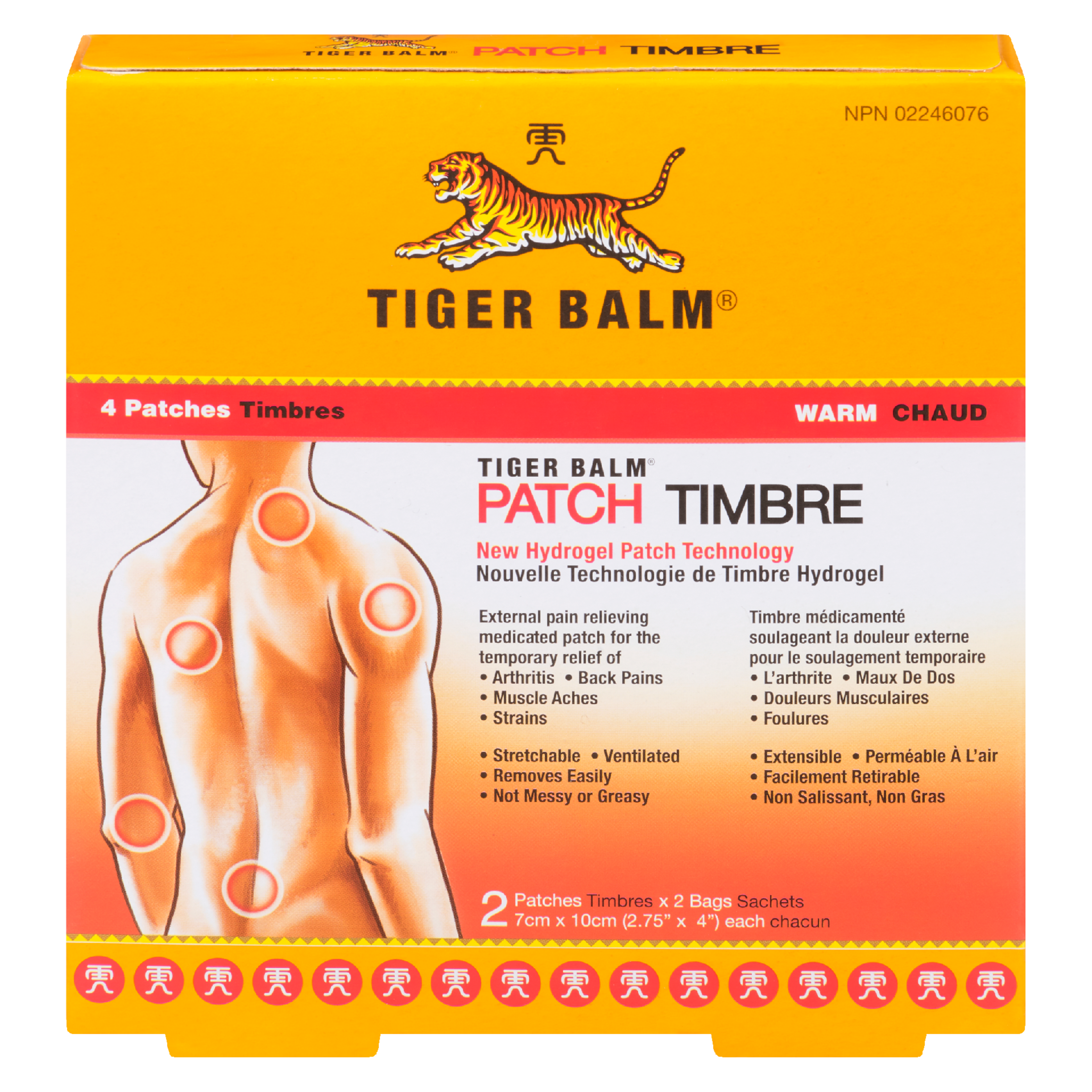 Tiger Balm Patch Warm 4 Patches
