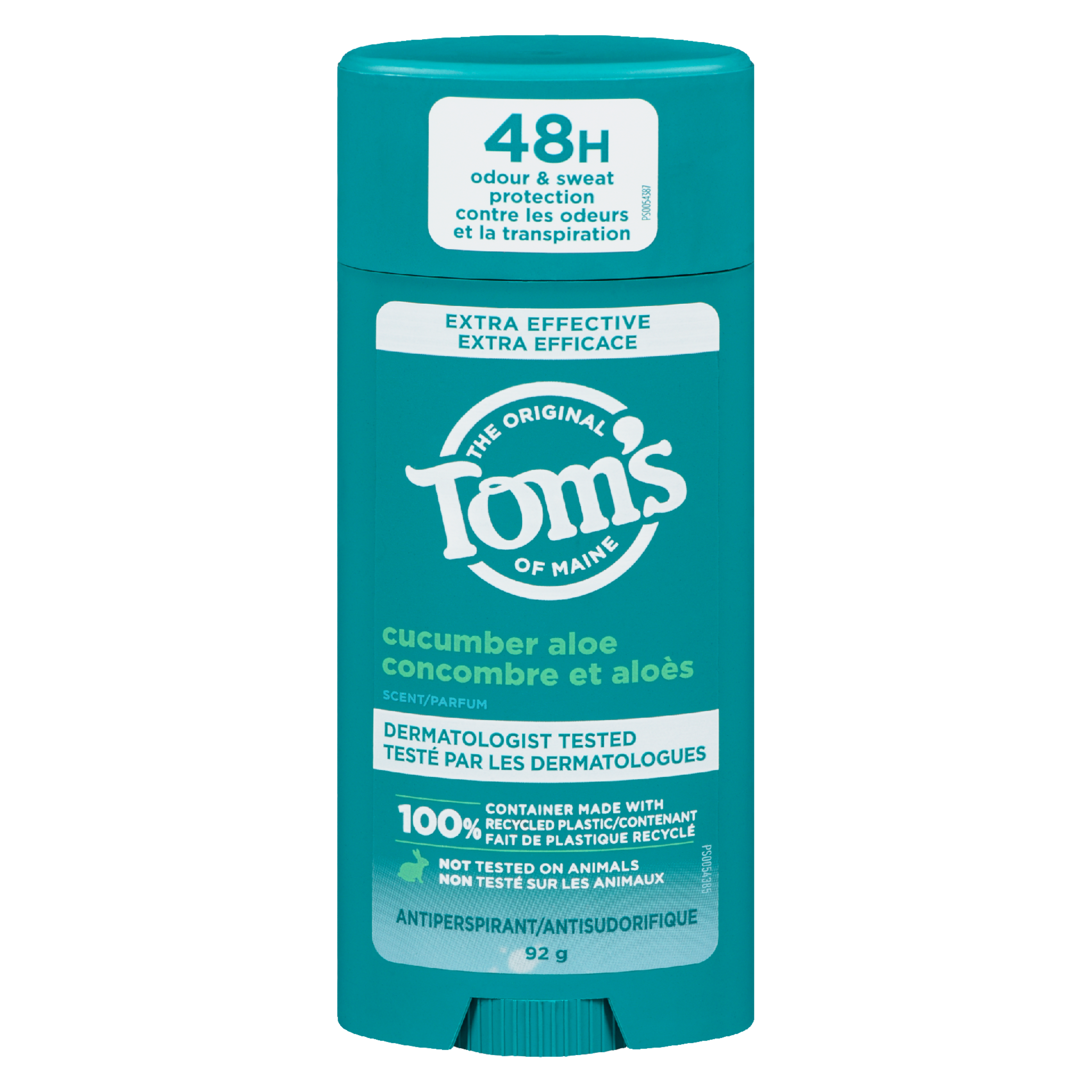 Tom's of Maine Antiperspirant Cucumber Aloe Scent 92 g
