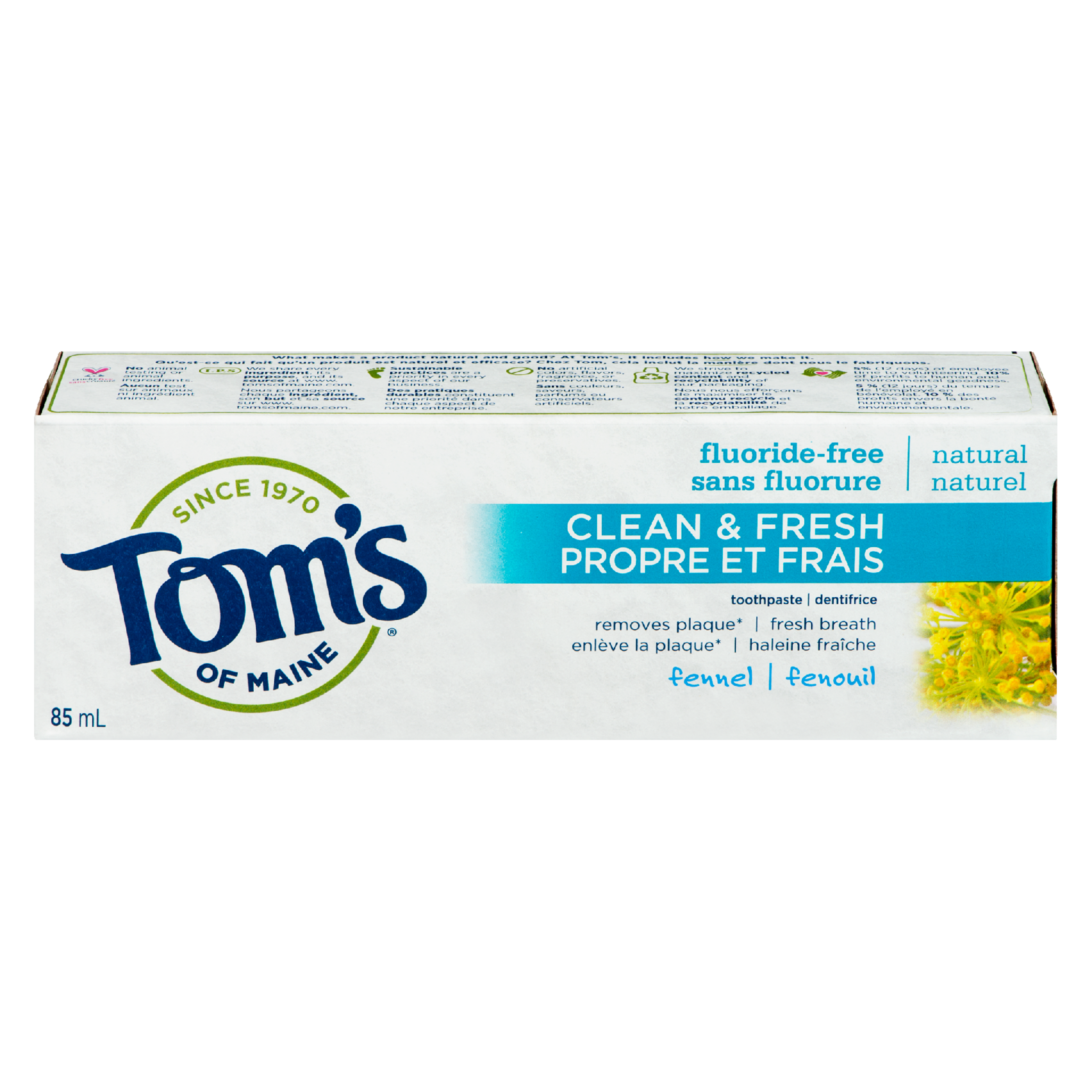 Tom's of Maine Clean & Fresh Fennel Toothpaste 85 ml
