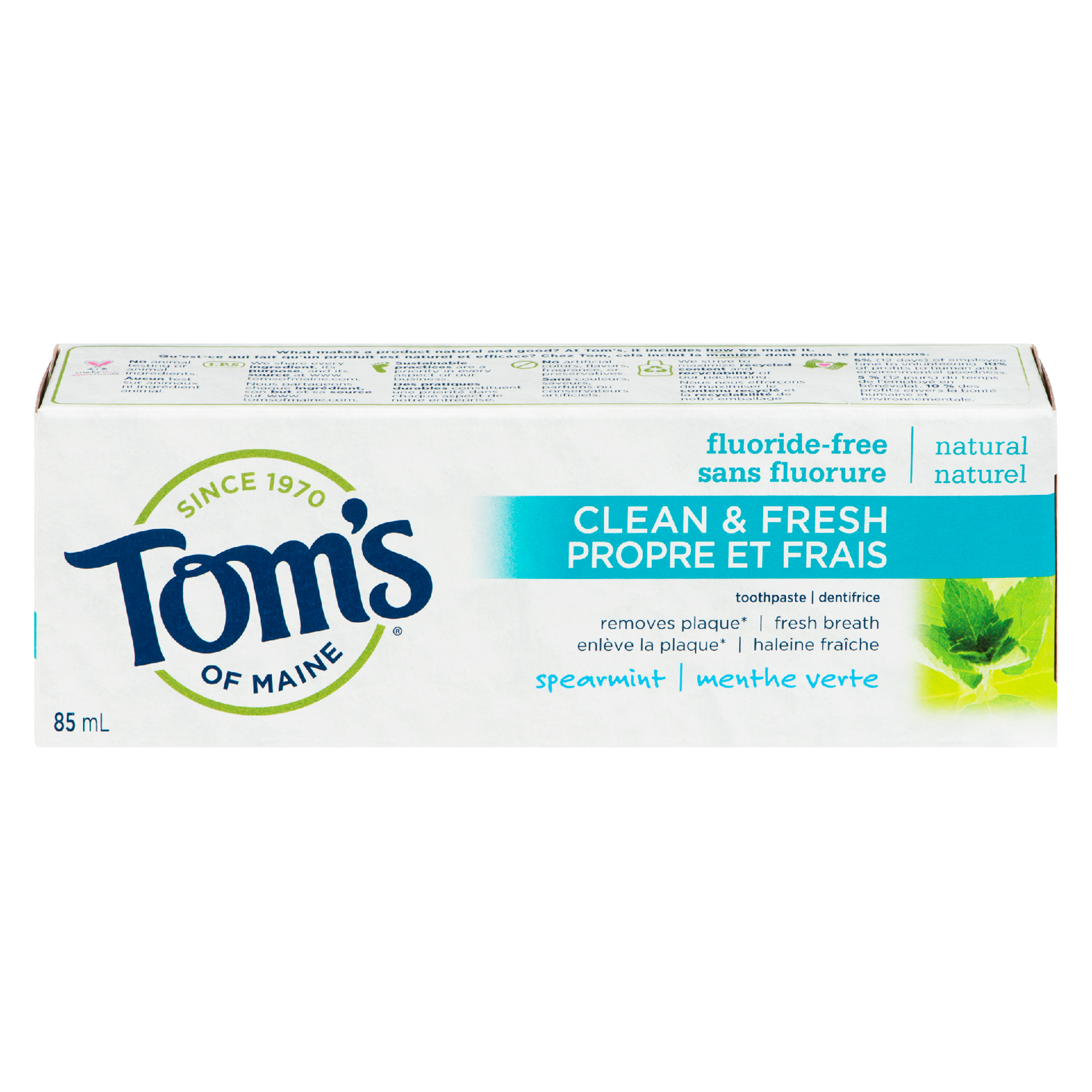 Tom's of Maine Clean & Fresh Spearmint Toothpaste 85 ml