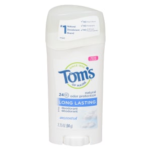 Tom's of Maine Deodorant Unscented Long Lasting 64 g