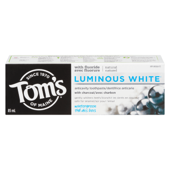 Tom's of Maine Luminous White Anticavity Toothpaste Wintergreen 85 ml