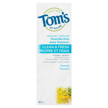 Tom's of Maine Clean & Fresh Fennel Toothpaste 85 ml