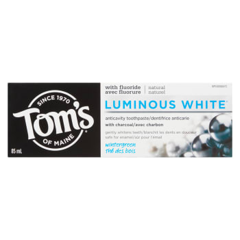 Tom's of Maine Luminous White Anticavity Toothpaste Wintergreen 85 ml