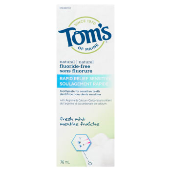 Tom's of Maine Toothpaste for Sensitive Teeth Fresh Mint 75 ml
