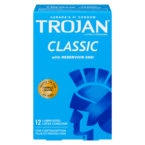 Trojan Classic 12 Lubricated Latex Condoms