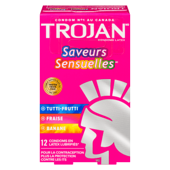 Trojan Luscious Flavours 12 Lubricated Latex Condoms
