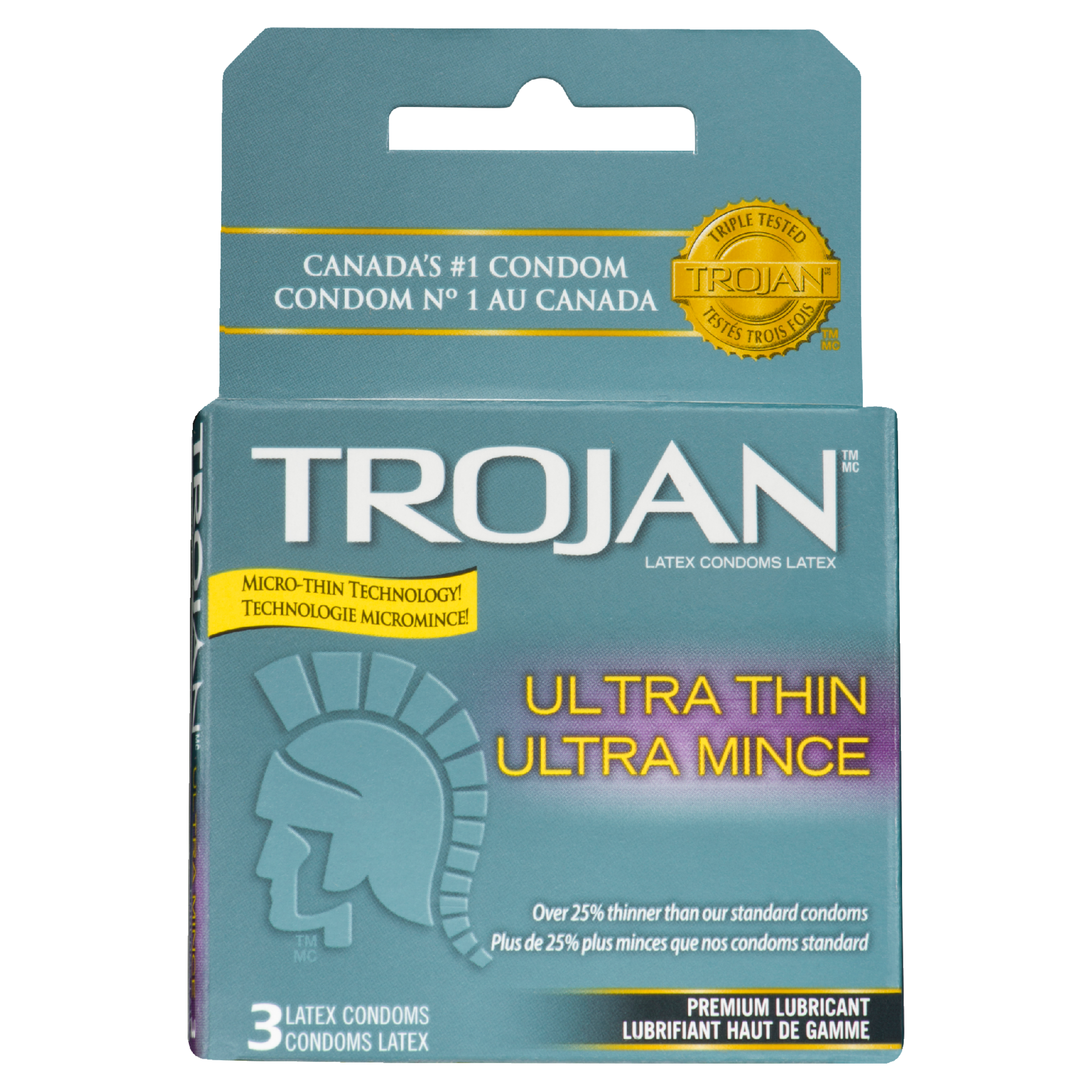 Trojan Ultra Thin 3 Latex Condoms