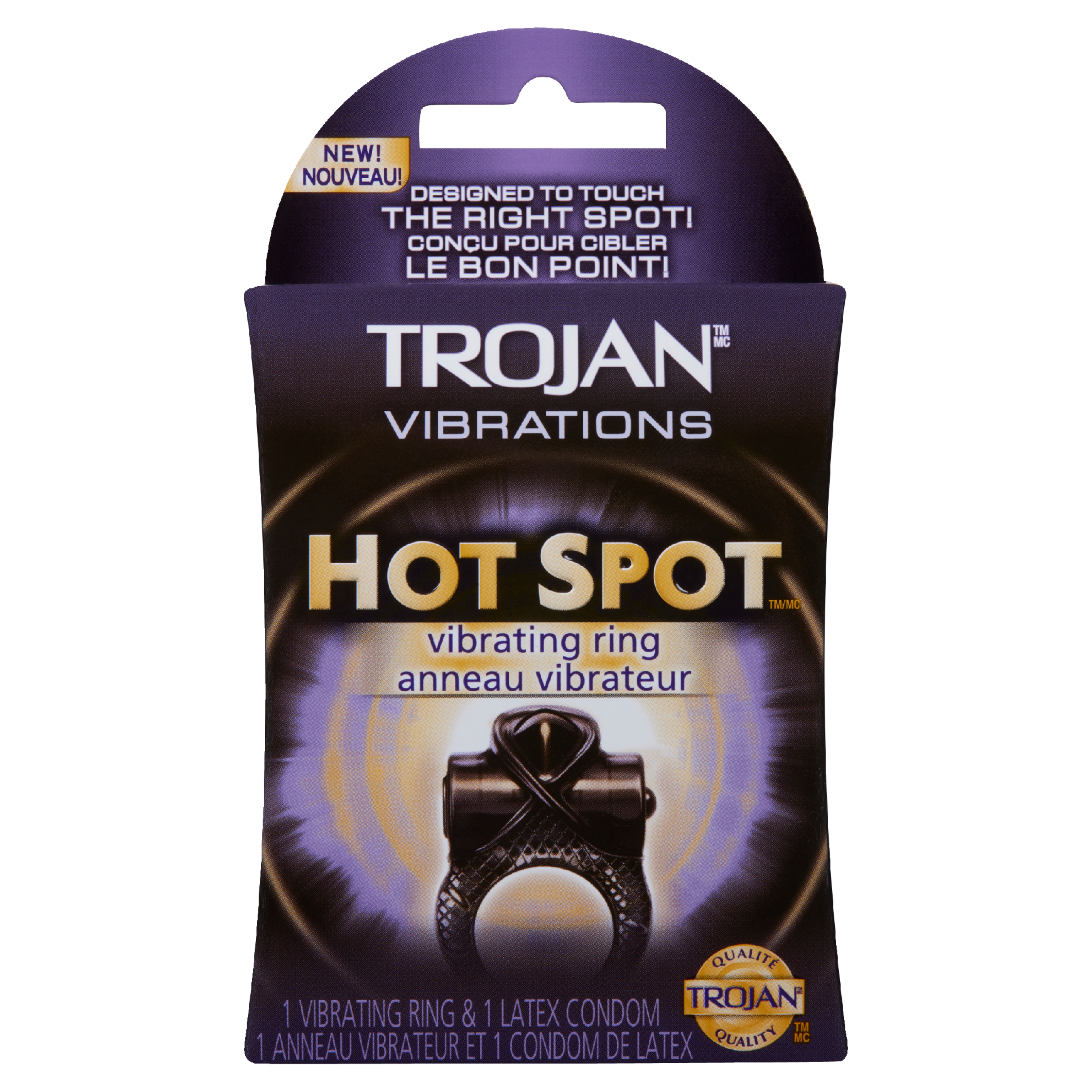 Trojan Vibrations Hot Spot Vibrating Ring