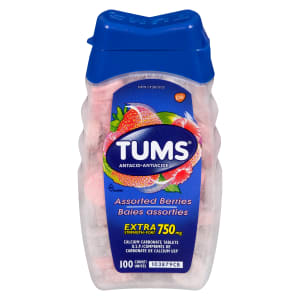 Tums Assorted Berries Extra Strength 750 mg Antacid 100 Count