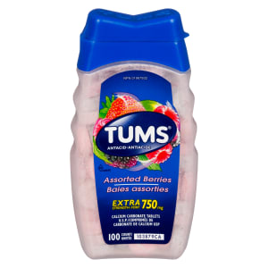 Tums Assorted Berries Extra Strength 750 mg Antacid 100 Count