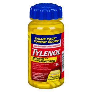 Tylenol Acetaminophen Extended Release Tablets, McNeil Std. 650 mg Each Arthritis Pain Value Pack 170 Caplets