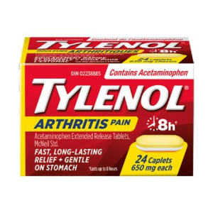 Tylenol Arthritis Pain 650 mg Each 24 Caplets