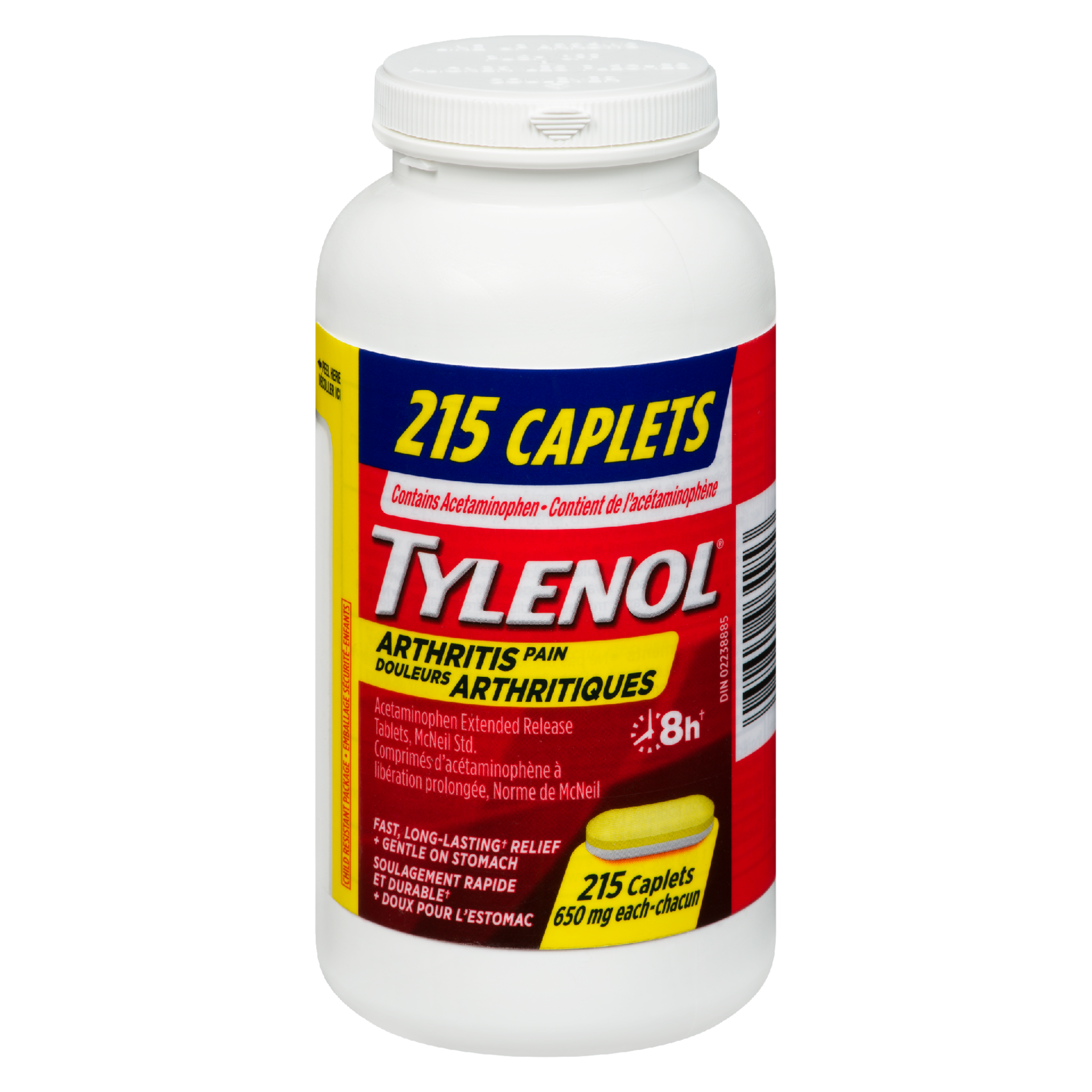 Tylenol Arthritis Pain 650 mg Each 215 Caplets
