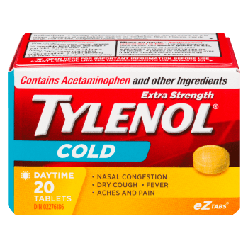 Tylenol Cold Daytime Extra Strength 20 Tablets