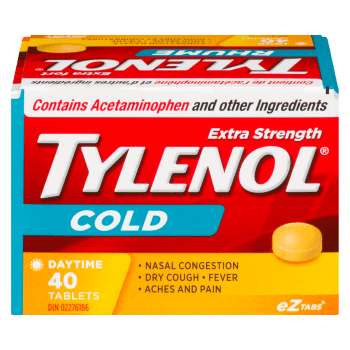 Tylenol Cold Daytime Extra Strength 40 Tablets