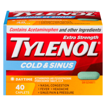 Tylenol Cold & Sinus Extra Strength Daytime 40 Caplets