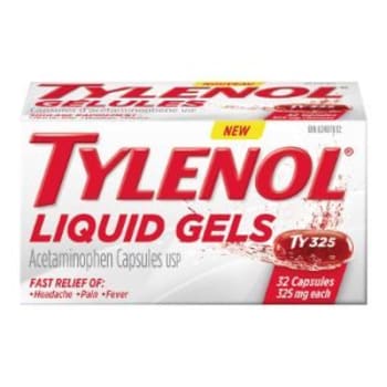 Tylenol Liquid Gel 32 Capsules