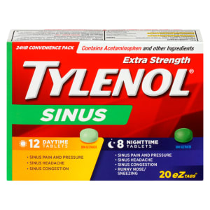 Tylenol Sinus Extra Strength 24 Hr Convenience Pack 20 eZtabs