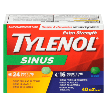 Tylenol Sinus Extra Strength 24hr Convenience Pack 40 eZtabs