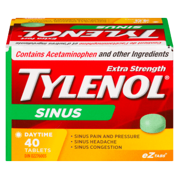 Tylenol Sinus Extra Strength Daytime 40 Tablets