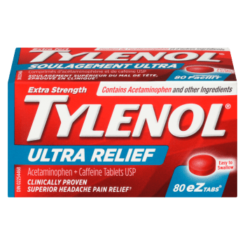 Tylenol Ultra Relief Extra Strength 80 eZtabs