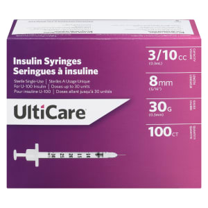 UltiCare Insulin Syringes 0.3 ml 100 Ct