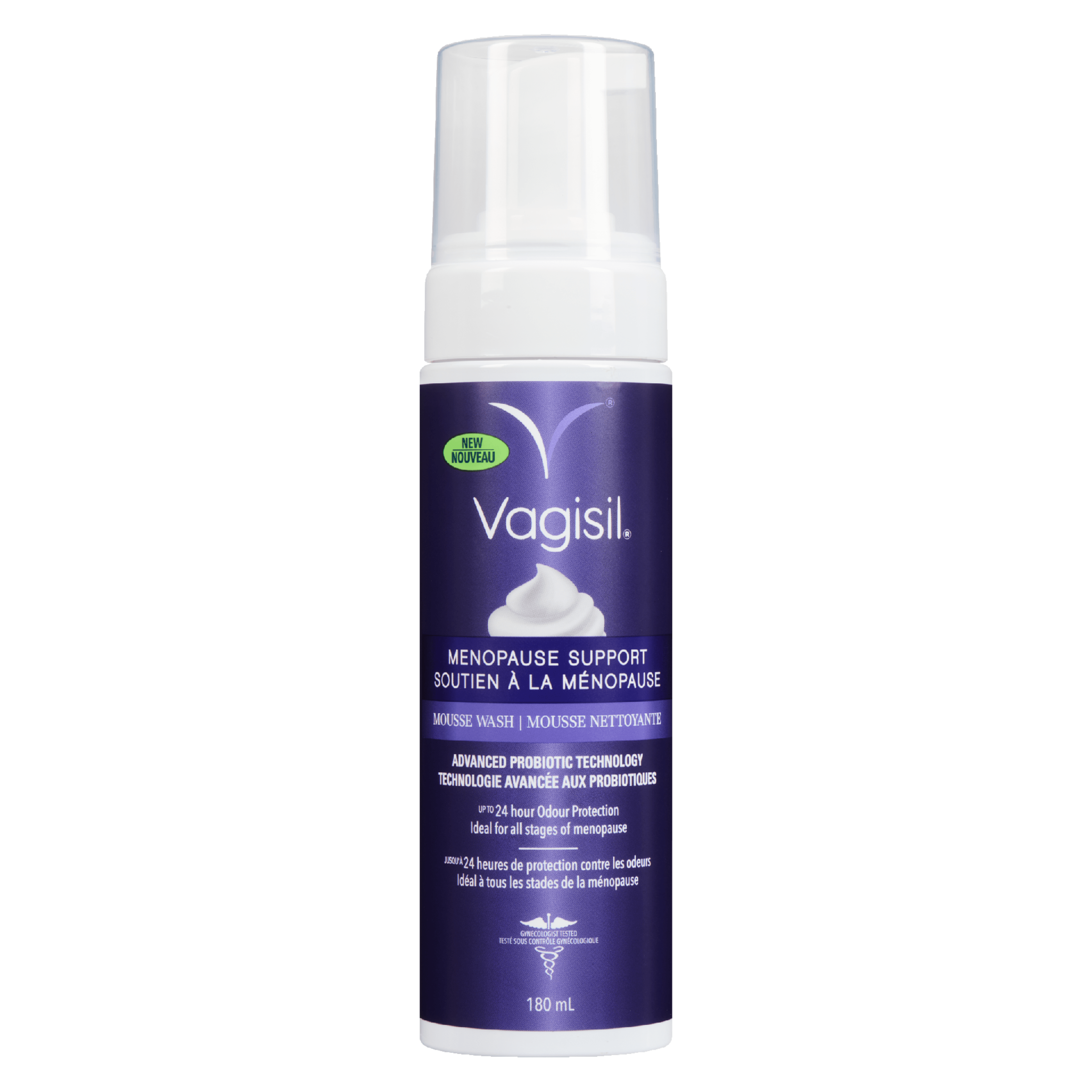 Vagisil Mousse Wash Menopause Support 180 ml