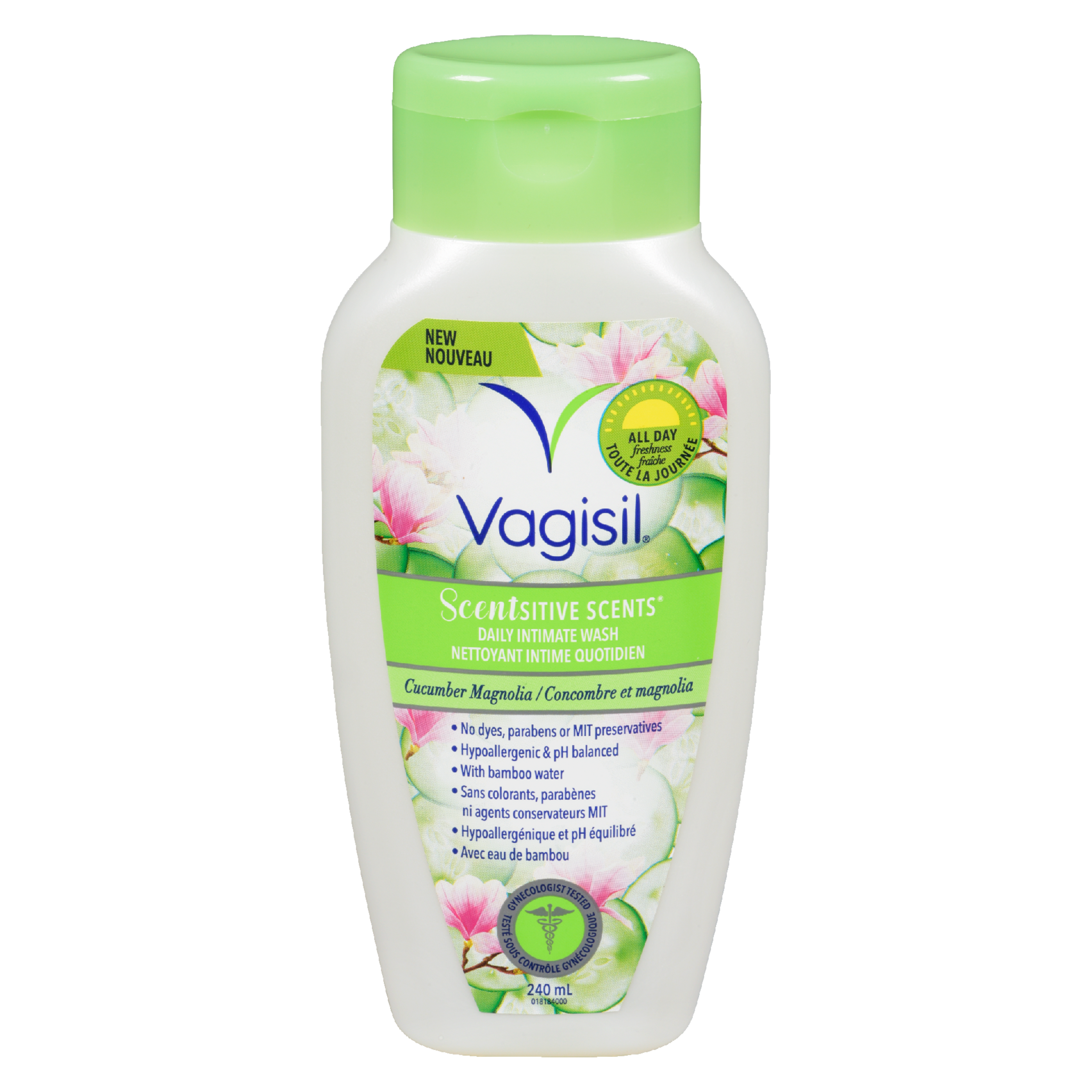 Vagisil Scentsitive Scents Daily Intimate Wash Cucumber Magnolia 240 ml