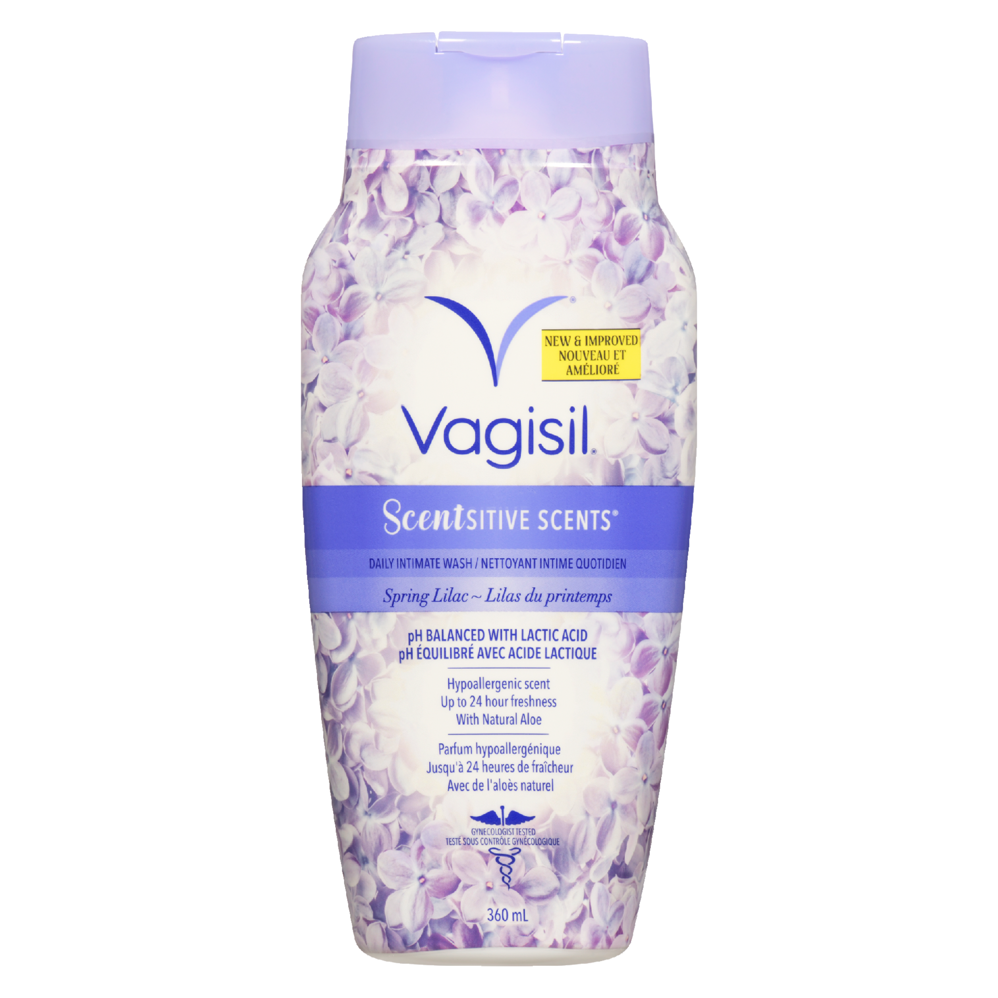 Vagisil Scentsitive Scents Daily Intimate Wash Spring Lilac 360 ml