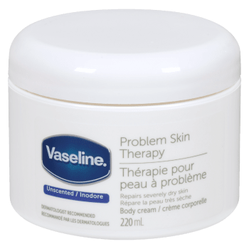 Vaseline Body Cream Problem Skin Therapy Unscented 220 ml