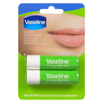 Vaseline Lip Therapy Aloe Vera 2 x 4.8 g (9.6 g)