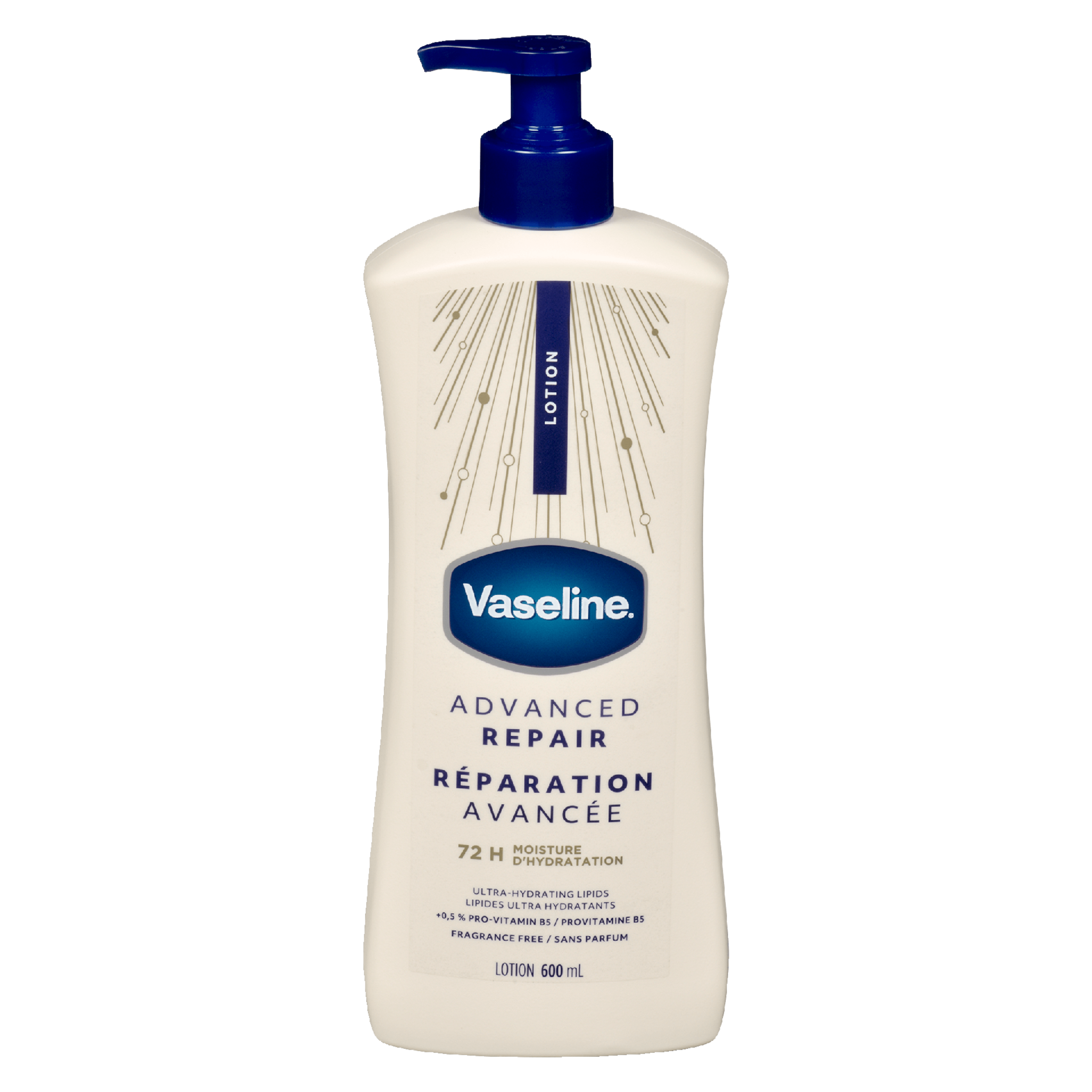 Vaseline Lotion Advanced Repair Fragrance Free 600 ml