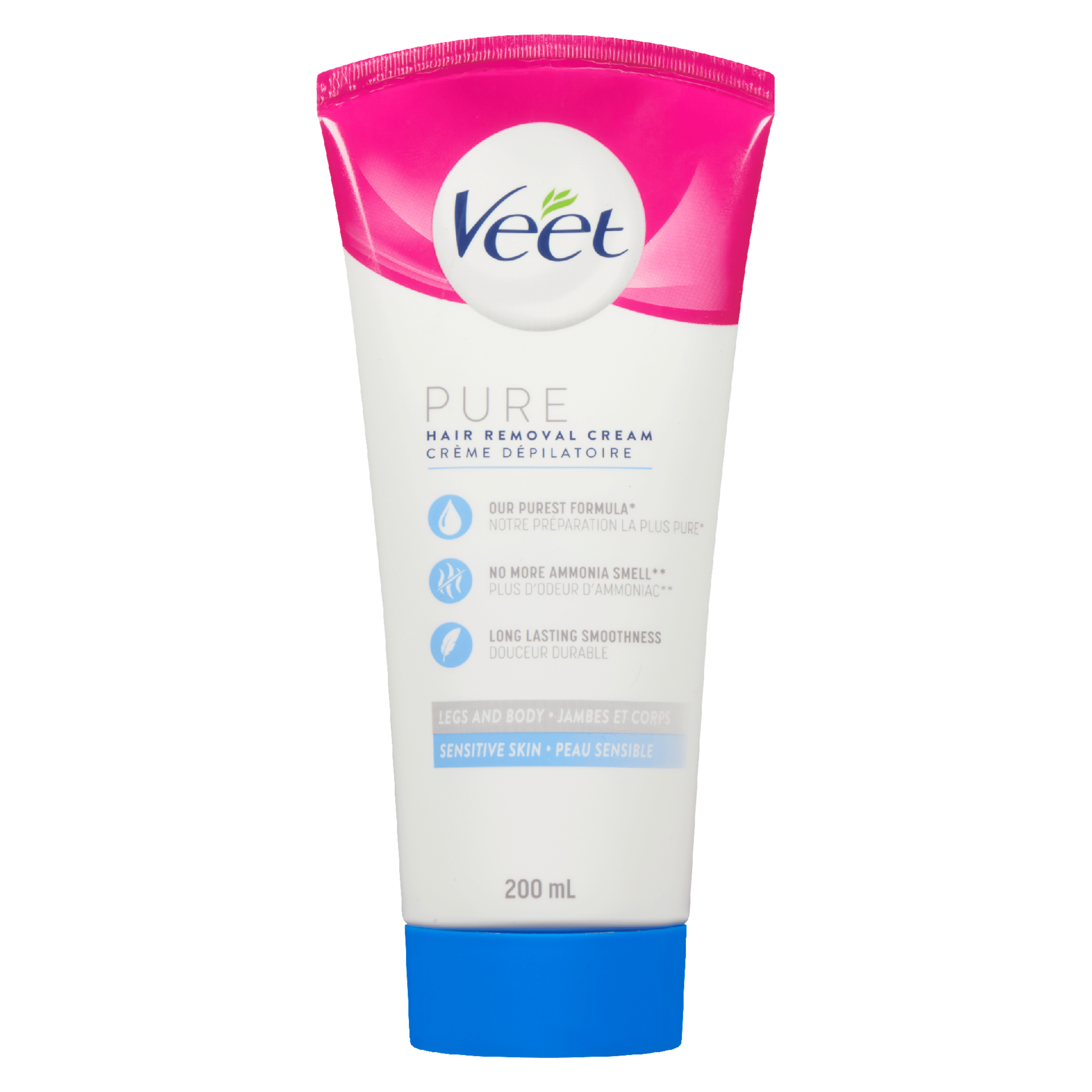 Veet Pure Hair Removal Cream Legs and Body Sensitive Skin 200 ml