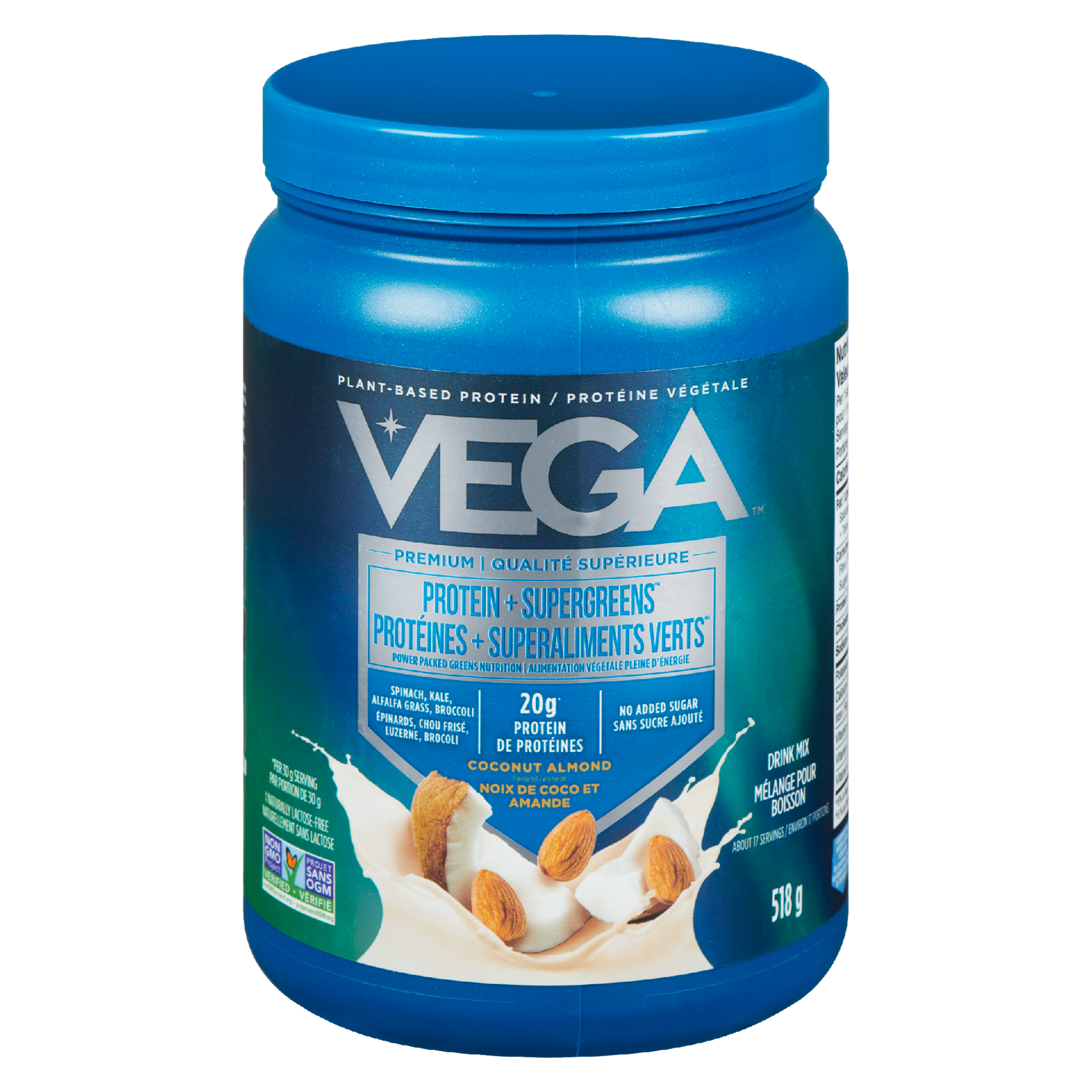 Vega Drink Mix Coconut Almond Flavoured 518 g