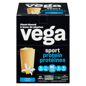 Vega Sport Protein Drink Mix Vanilla Flavoured 12 Packs x 41 g (492 g)