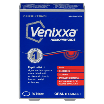 Venixxa Oral Treatment Hemorrhoids 36 Tablets