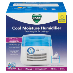 Vicks Cool Moisture Humidifier 3.8 L